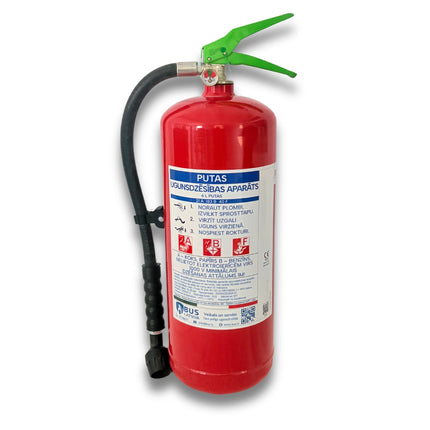 EMME 6 L putas ugunsdzēšamās aparāts PA-6F 21A 183B 40F, sarkans, Itālija