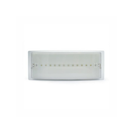 GR-8 LED avārijas apgaismojuma izmēru shēma, 248 × 76 × 45 mm
