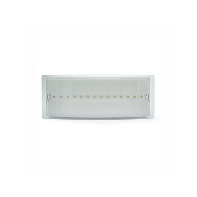 GR-8 LED avārijas apgaismojuma izmēru shēma, 248 × 76 × 45 mm